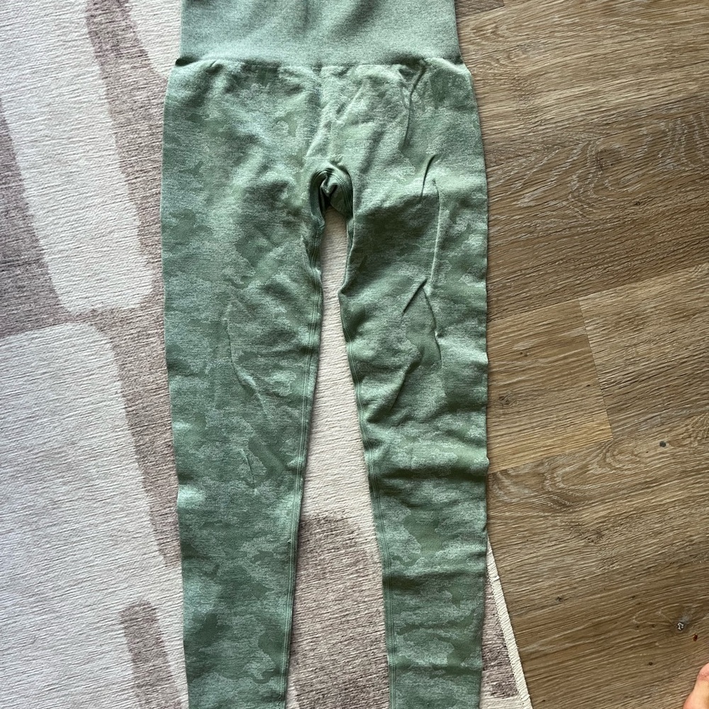 Original Gymshark Camo Leggings Green